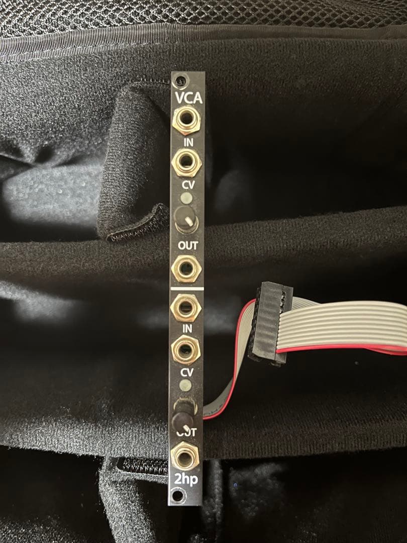 2hp VCA モジュラーシンセ