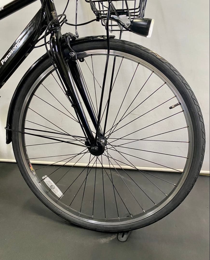保証付き　送料無料　パナソニック　ベロスター　27インチ　黒　電動アシスト自転車