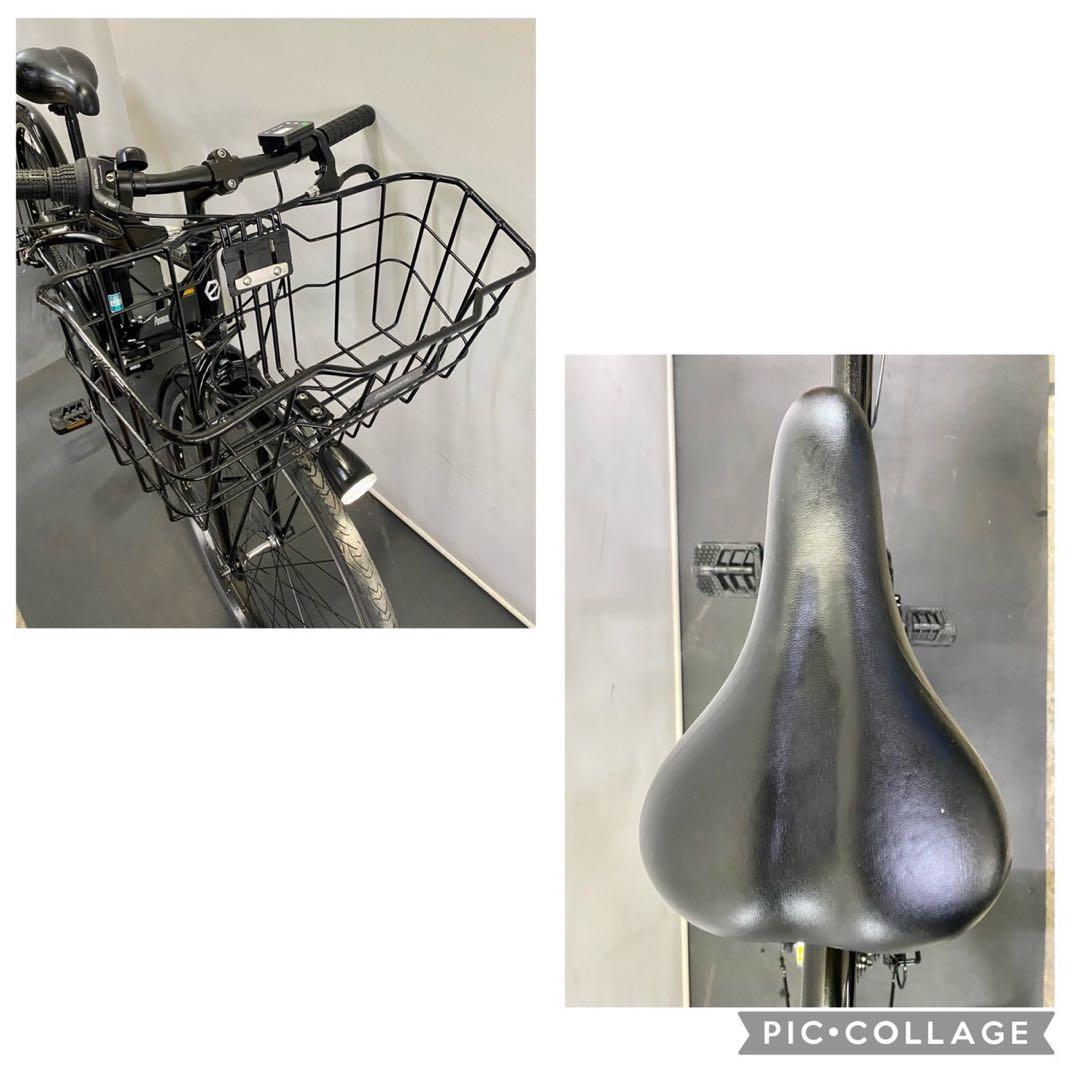 保証付き　送料無料　パナソニック　ベロスター　27インチ　黒　電動アシスト自転車