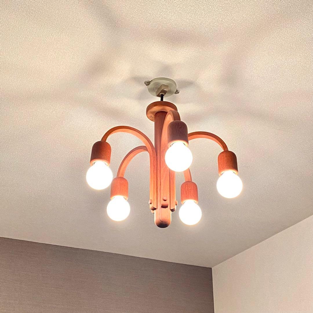 点灯確認済み ドムス 5灯 シャンデリア Domus ランプ ペンダントライト