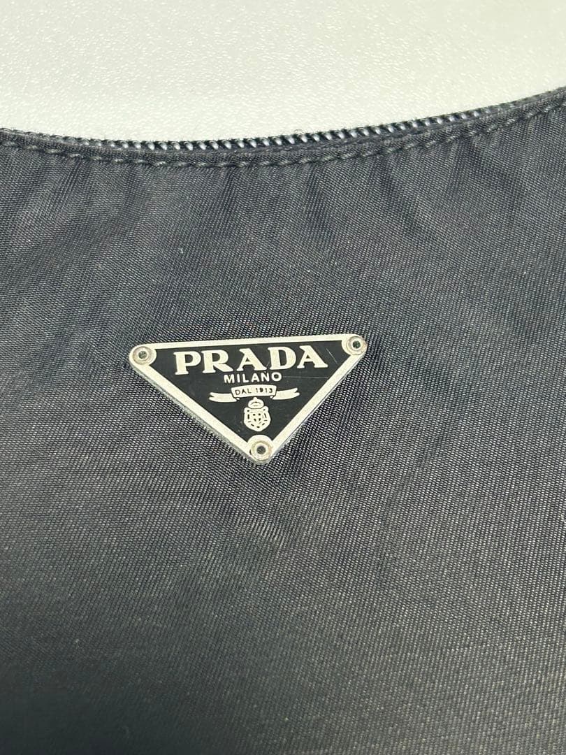 PRADA プラダ ナイロン ハンドバッグ ブラック 三角ロゴ バッグ 正規品