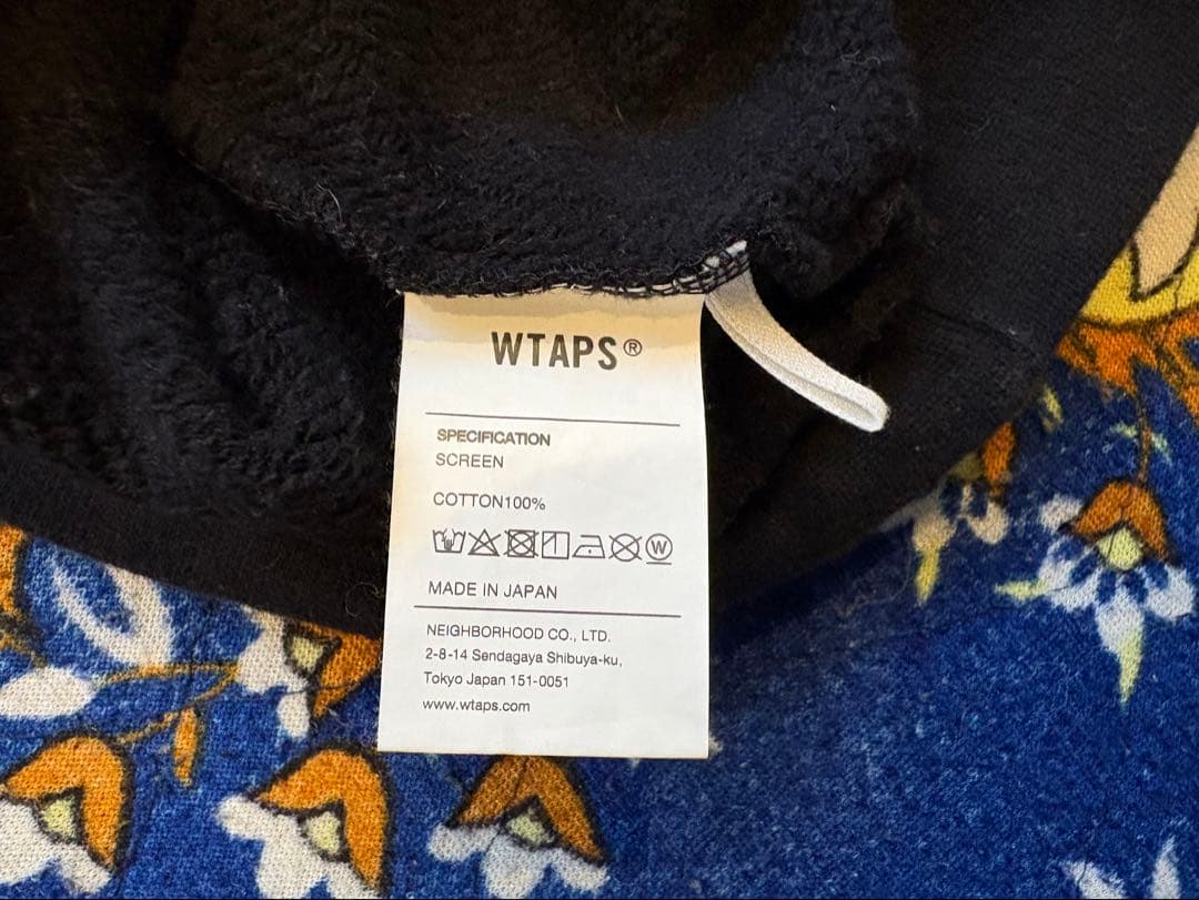 Wtaps センターロゴパーカー　ブラックS
