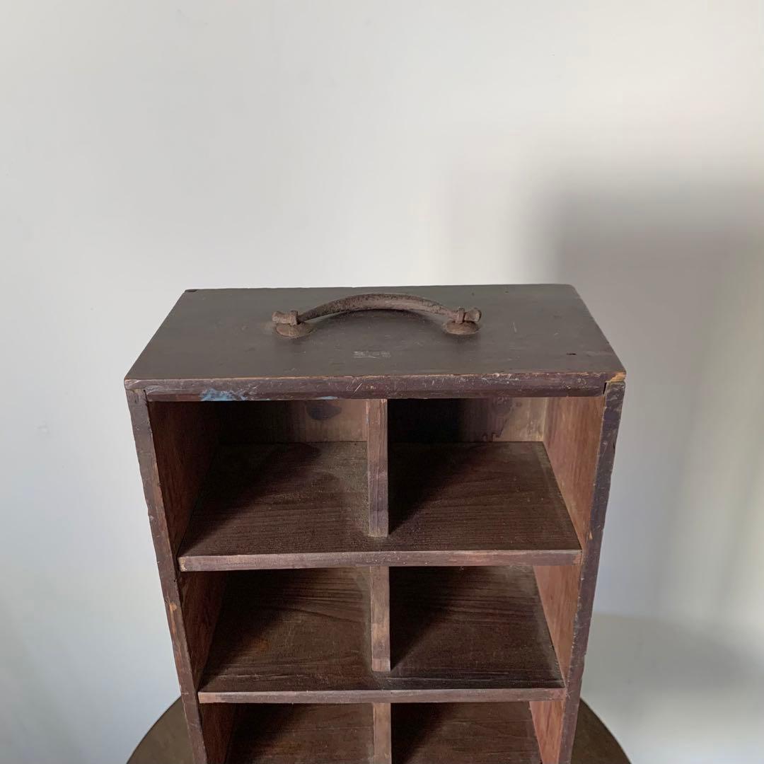 小引き出し 気の利いた 棚 蕎麦猪口棚 収納 飾り棚 古道具