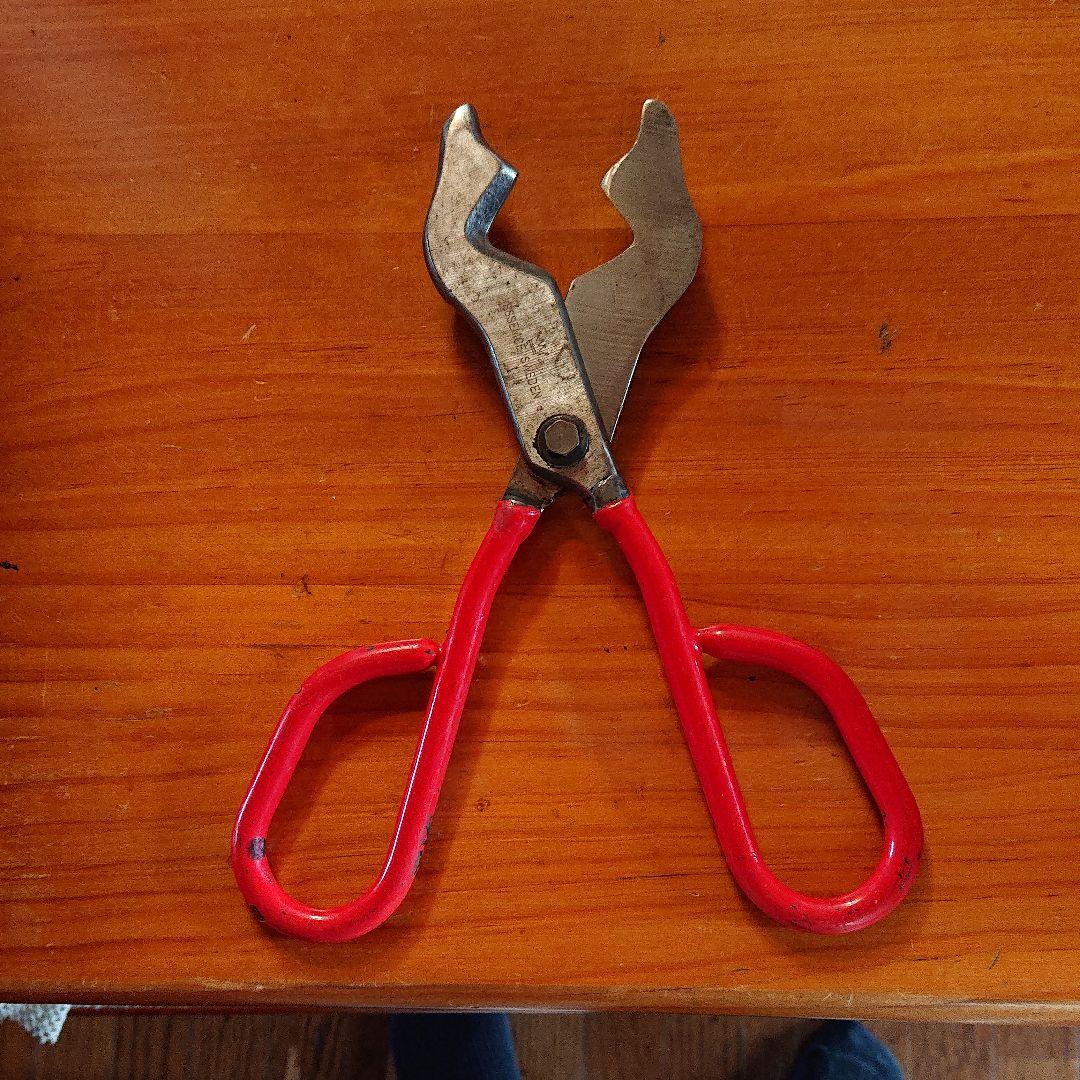 吹きガラスで使用するガラス用ハサミ 小売業者 ランプワーク、ガラス