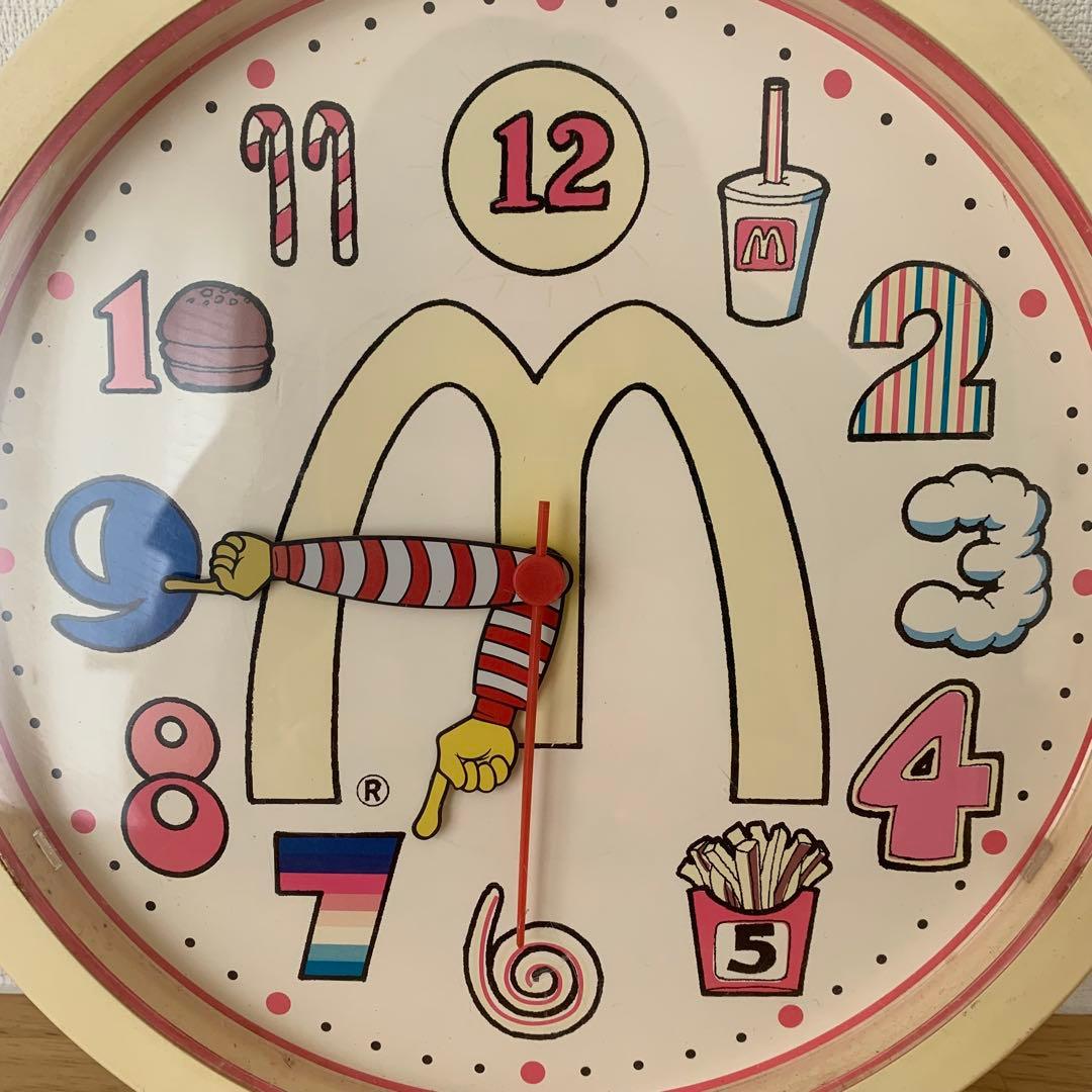マクドナルド 時計 ビンテージ アドバタイジング アメリカ マック ドナルド