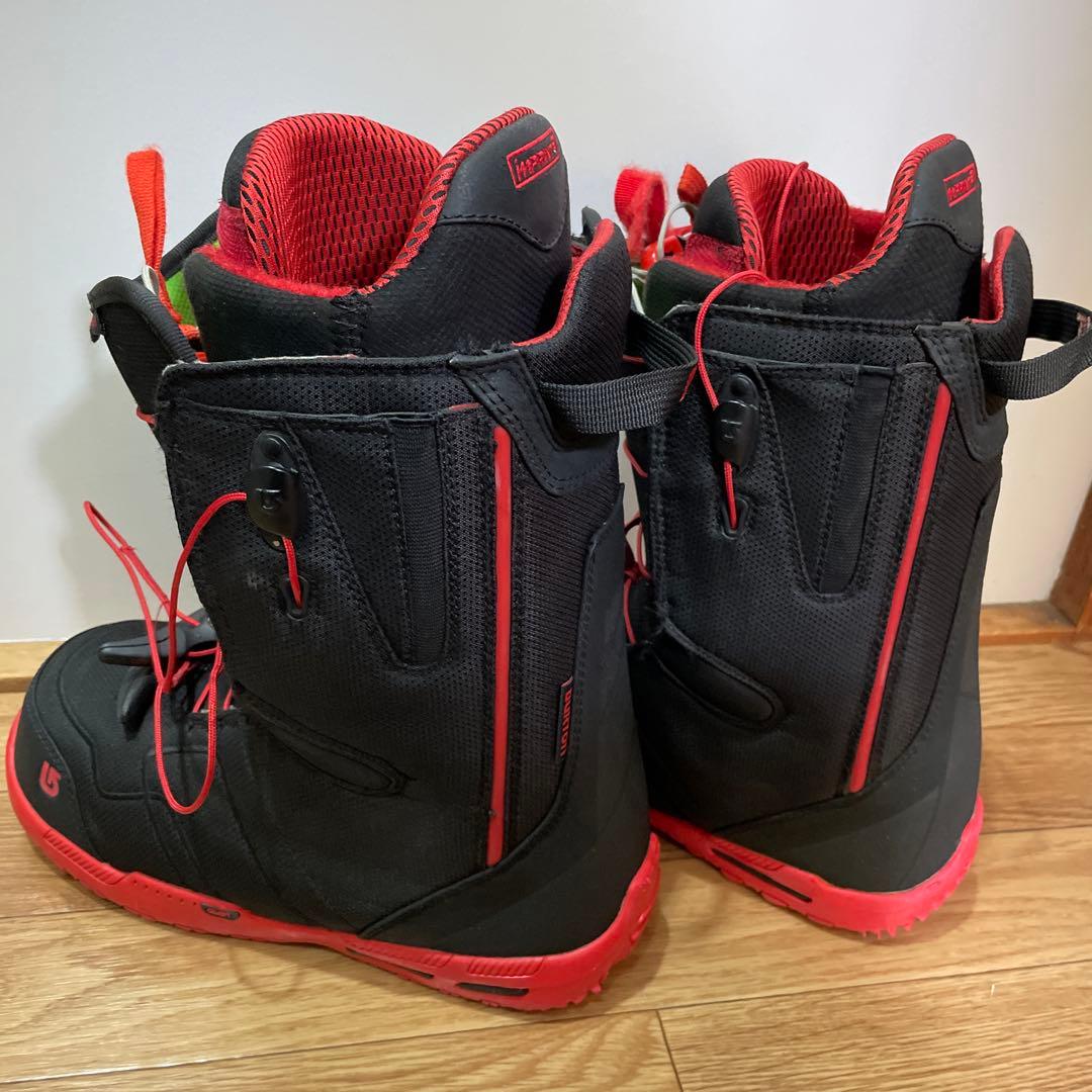 BURTONスノーボードブーツ imPRINT3. ブラック/レッド