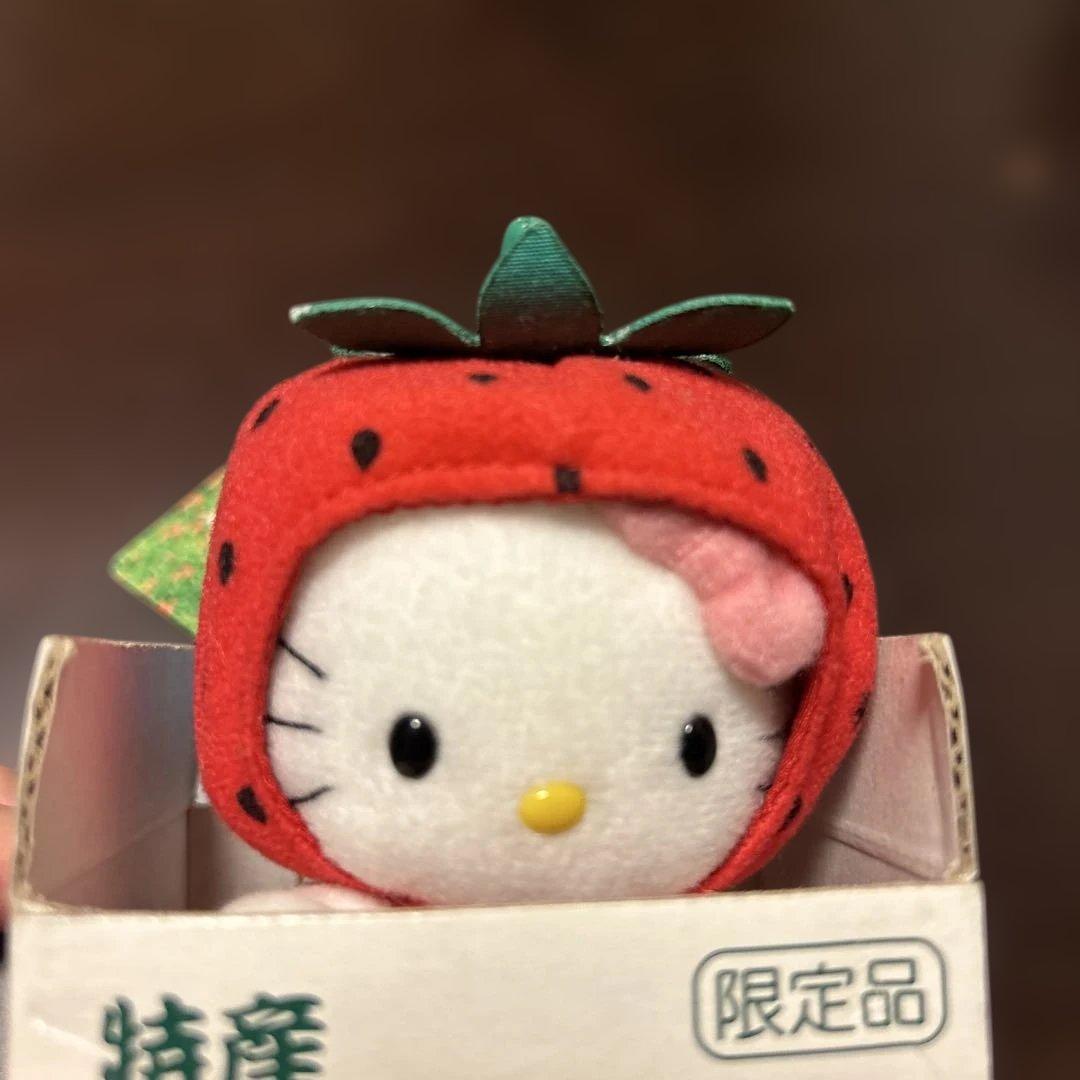 ハローキティ ご当地キティ 福岡 博多とよのか いちご 限定品 マスコット