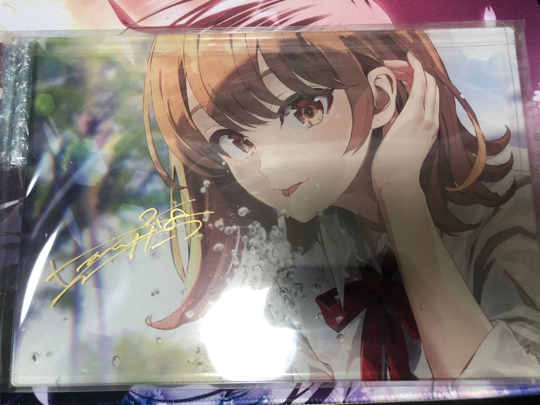 c102 ぽんかん⑧ vividcolorアクリルボード 雪ノ下雪乃 直筆サイン