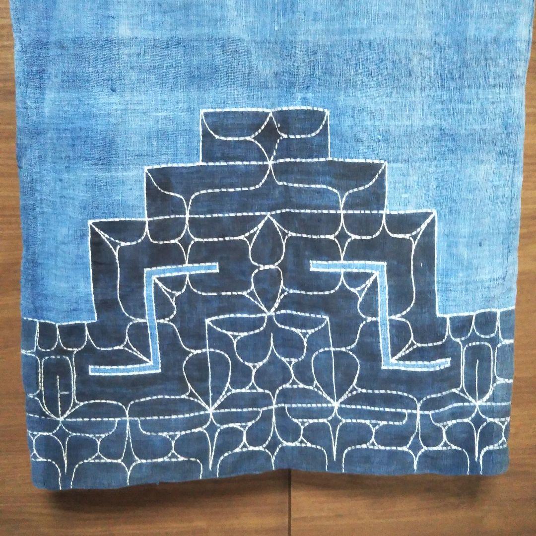 アイヌ着物 切り伏せ刺繍