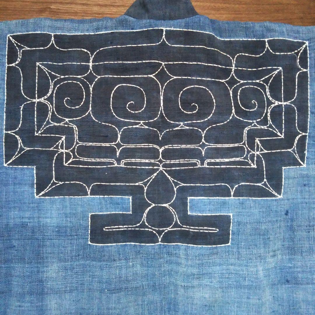 アイヌ着物 切り伏せ刺繍