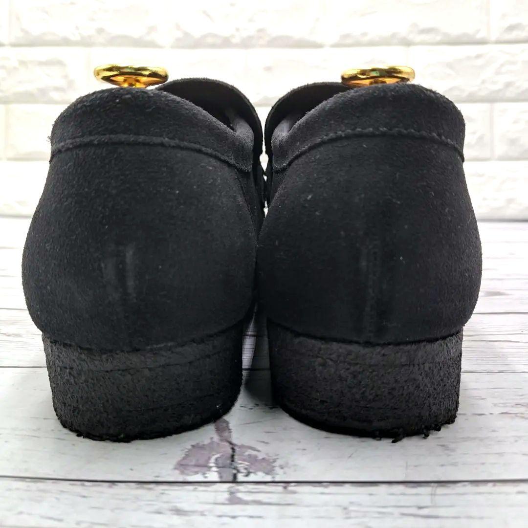 未使用級　Clarks　クラークス　27.5　ワラビー ローファー　黒