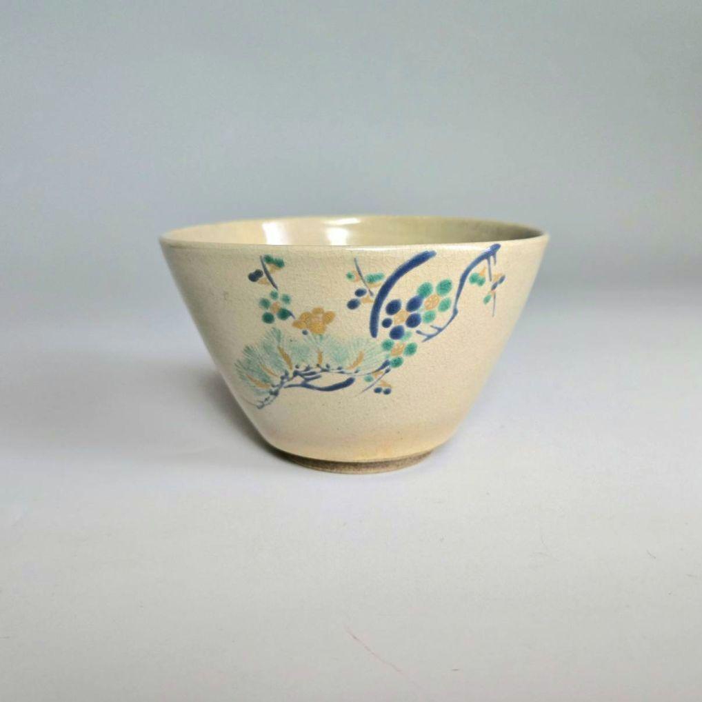 M-1300 古清水色絵向付　江戸初期