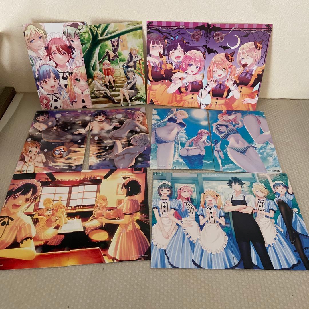 女神のカフェテラス 特典 ポストカード イラストカード 17 18 19