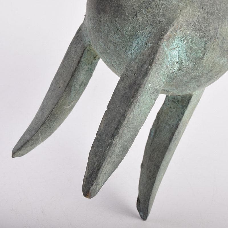 中国 古銅青銅 饕餮文爵 V R8942 - メルカリ