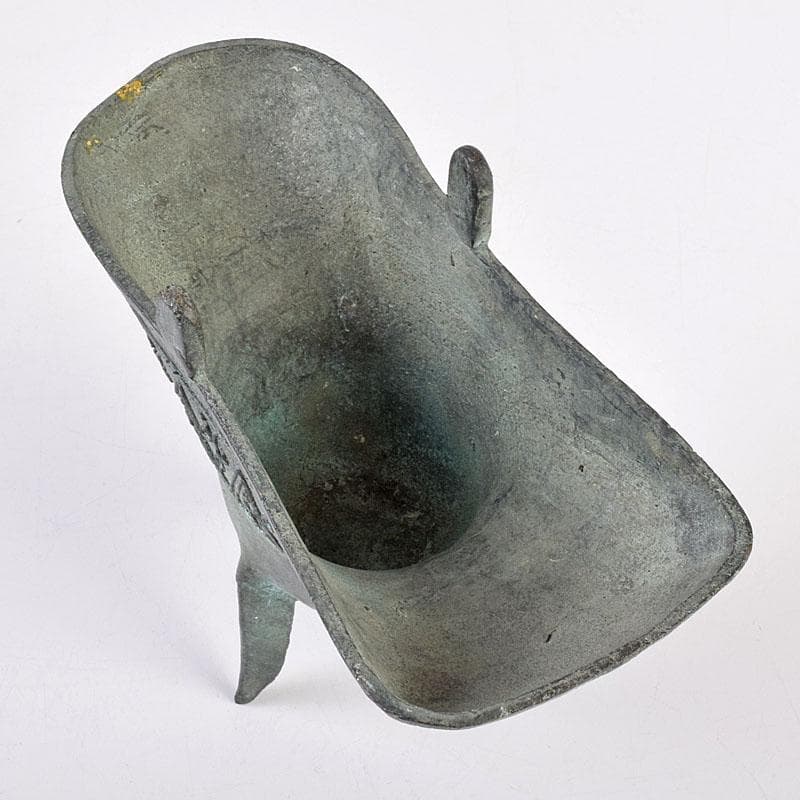 中国 古銅青銅 饕餮文爵 V R8942 - メルカリ