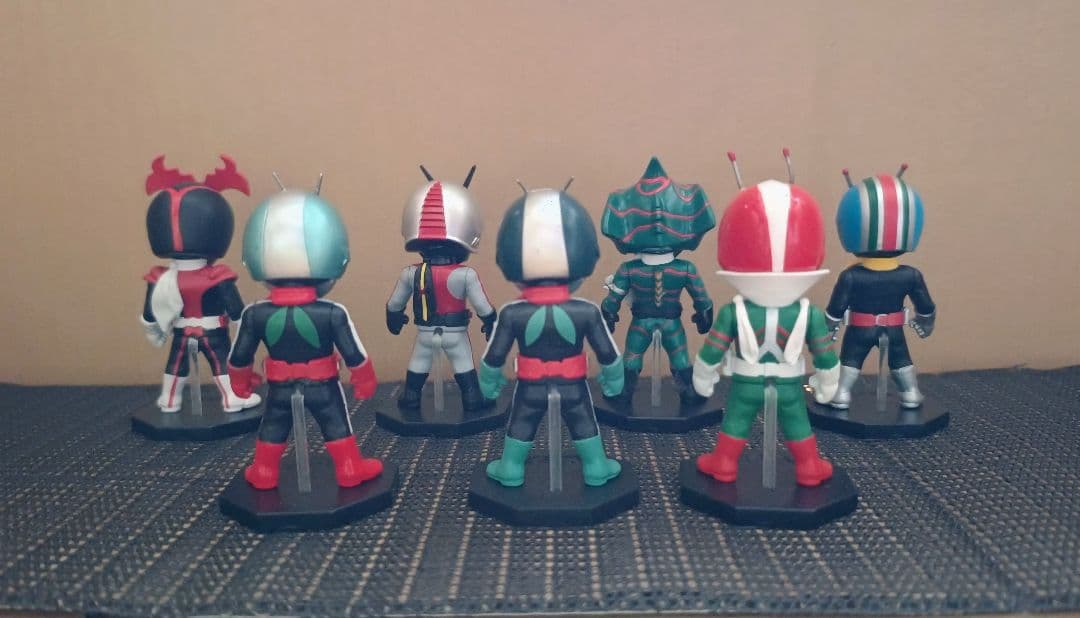ワーコレ　仮面ライダー　７体セット　昭和　ワールドコレクタブル　フィギュア