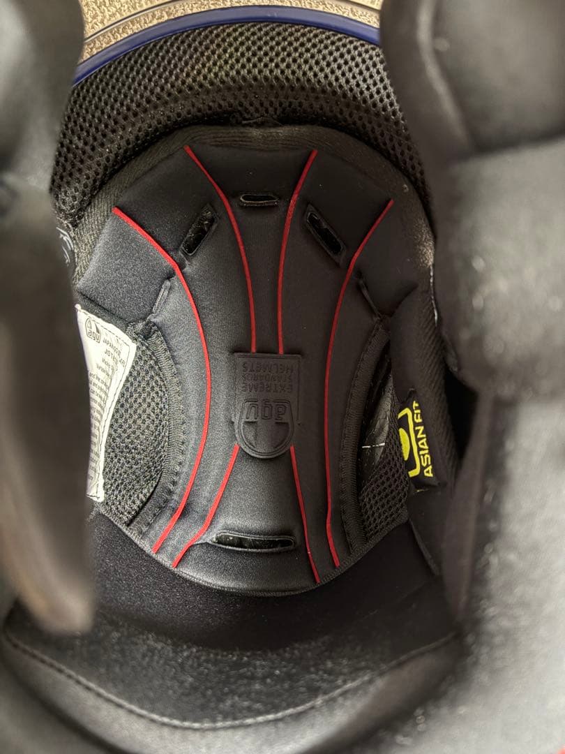 ヘルメット K1 WHITE ZOO CYAN (ホワイト ズー シアン) M