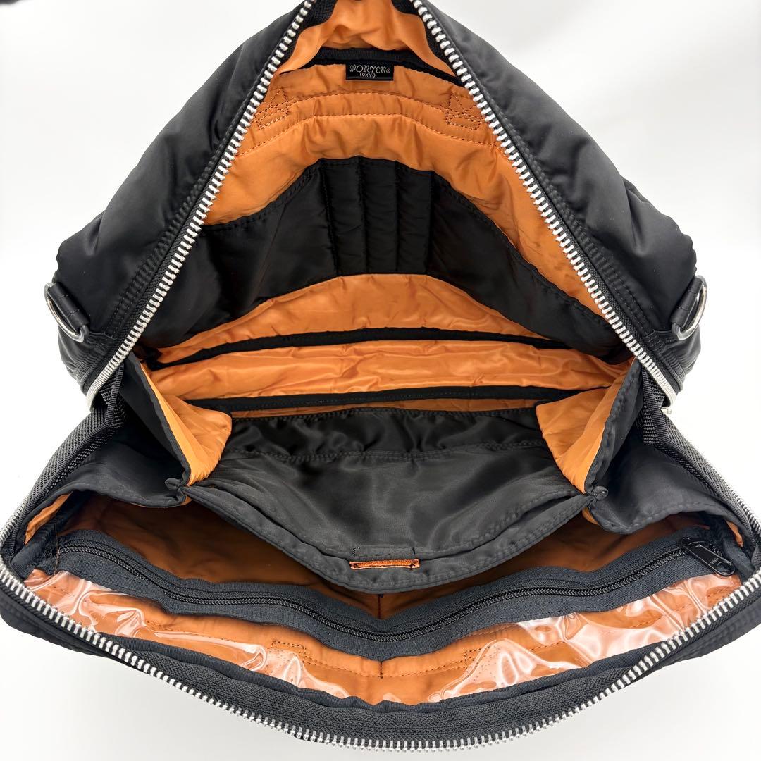 ポーター タンカー 2way ブリーフケース 黒 ナイロン 軽量 多機能 廃盤