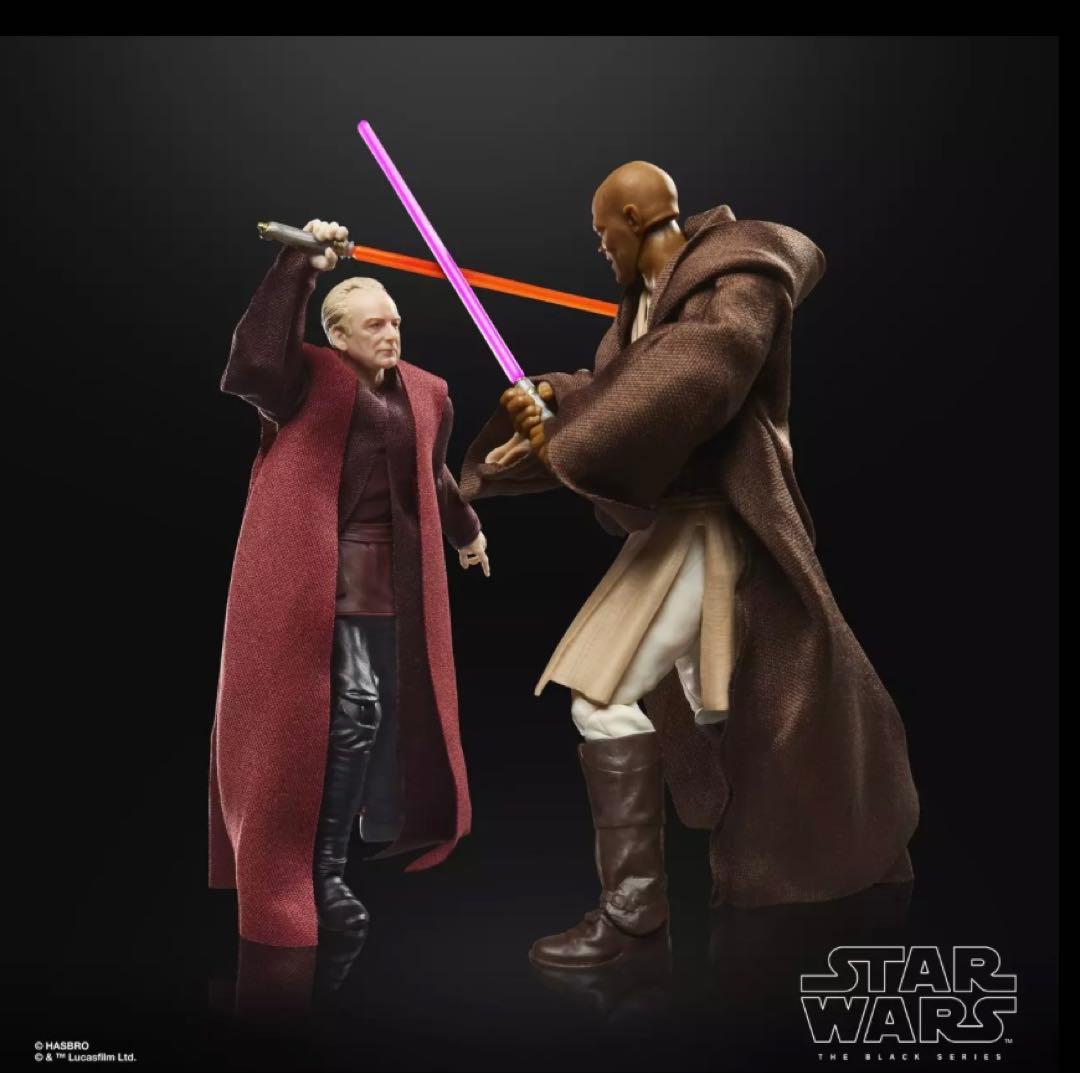 未開封　スターウォーズ　ブラックシリーズ　メイスウィンドゥ　vs パルパティーン
