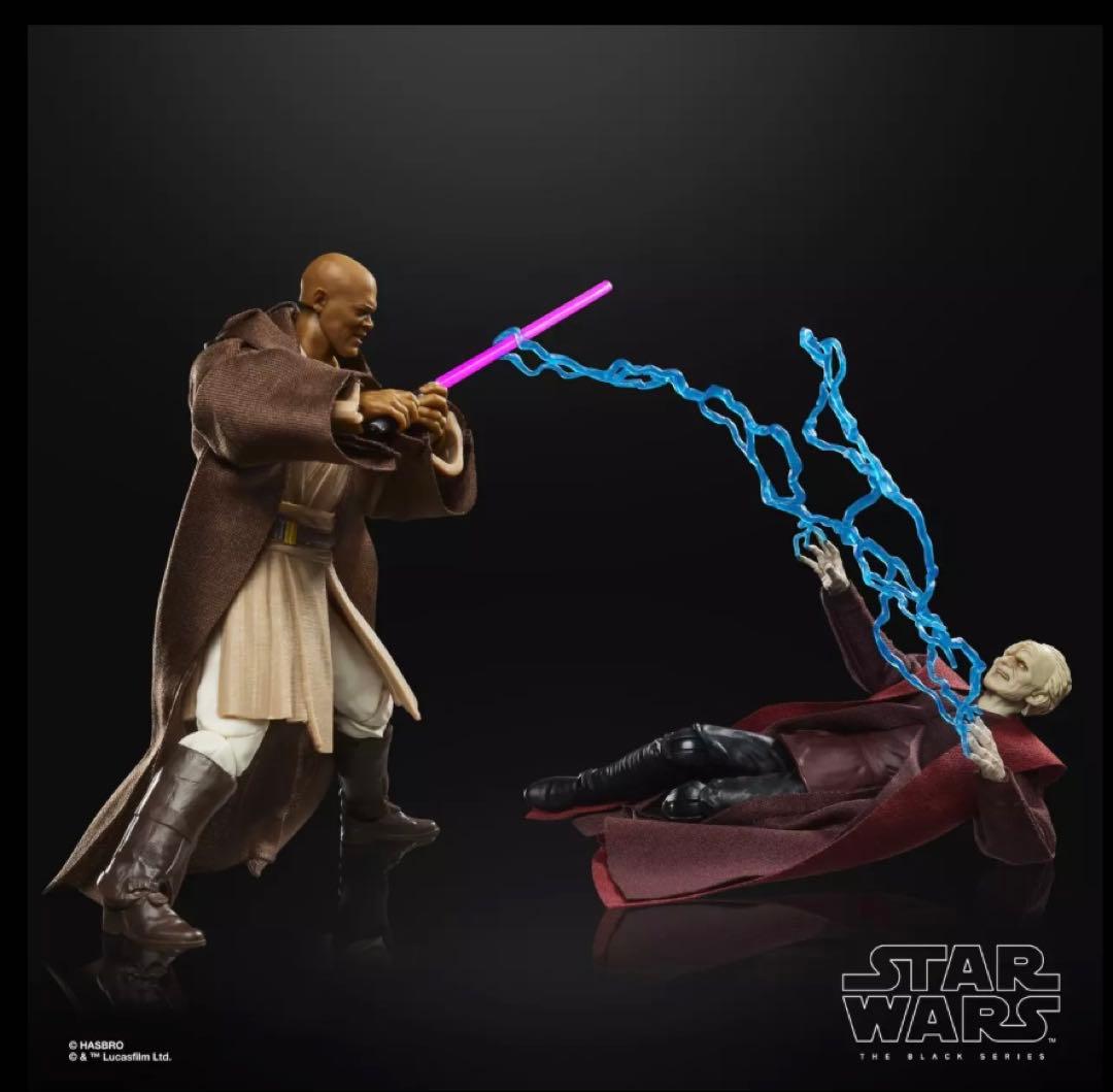 未開封　スターウォーズ　ブラックシリーズ　メイスウィンドゥ　vs パルパティーン