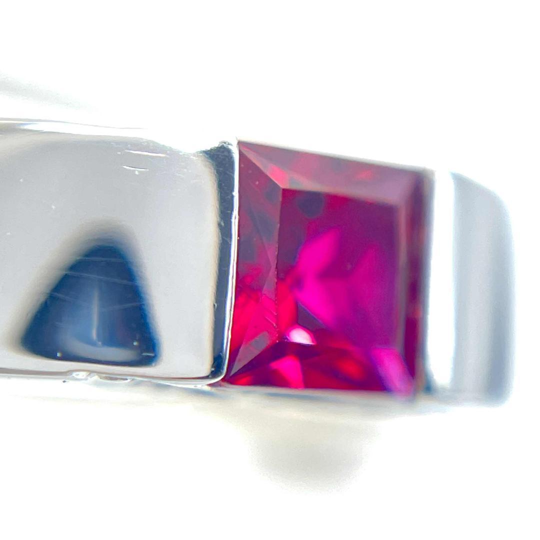 ジェムケリー 新品仕上げ済 ルビー0.3ct ダイヤモンド リング Pt900