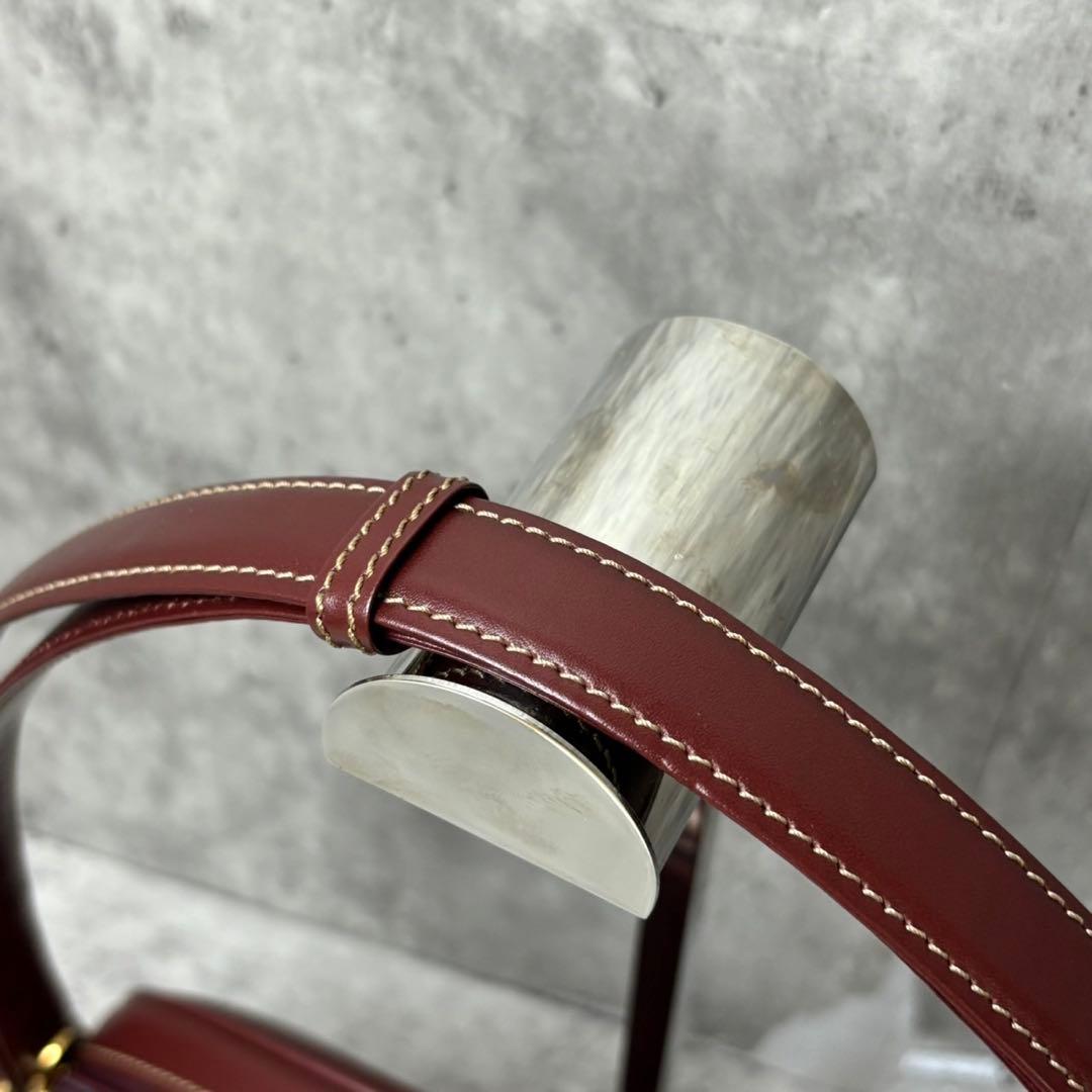 極美品 Cartier ワンショルダーバッグ 肩掛け 斜め掛け マストライン