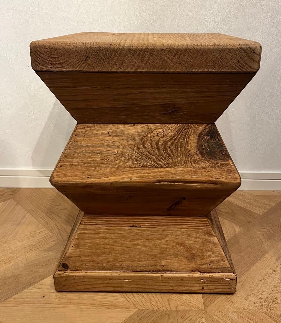 東谷　aztumaya 木製スツール ブラウン