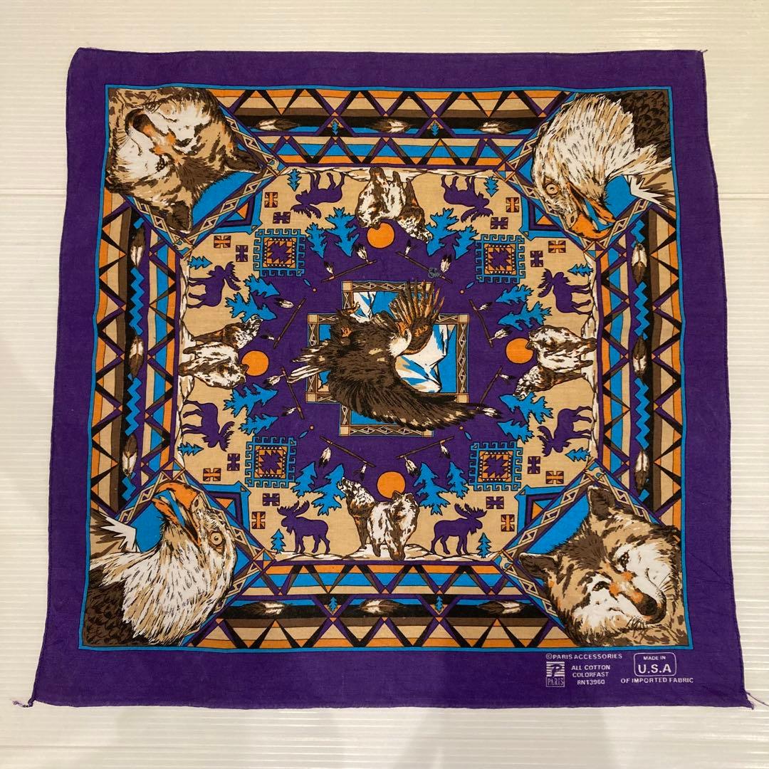 う*ご様 まとめ売り 10枚 vintage ビンテージ バンダナ USA ネイ