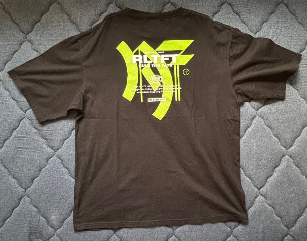 RULE THE FATE Tシャツ RULE THE FATE ルールザフェイト ロゴプリントT