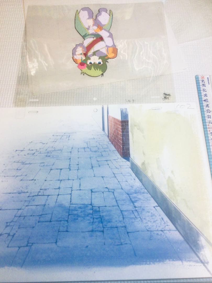 ◉当時物・人気日本アニメ・セル画・入手困難品◉ベルサイユのばら・背景つき・美品◉