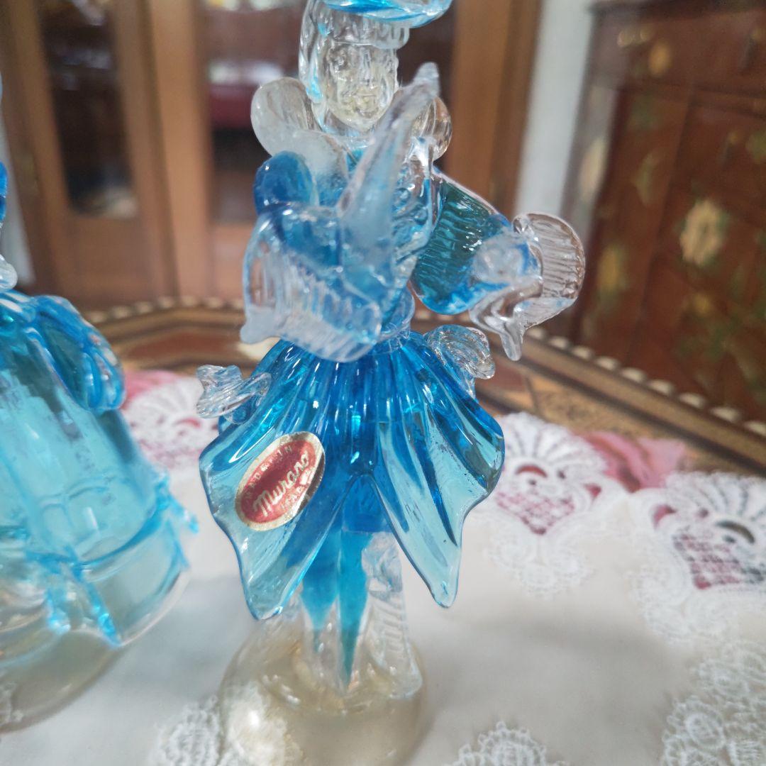 ♯ベネチアングラスグラス人形#ムラーノ ＃貴婦人貴公子セット