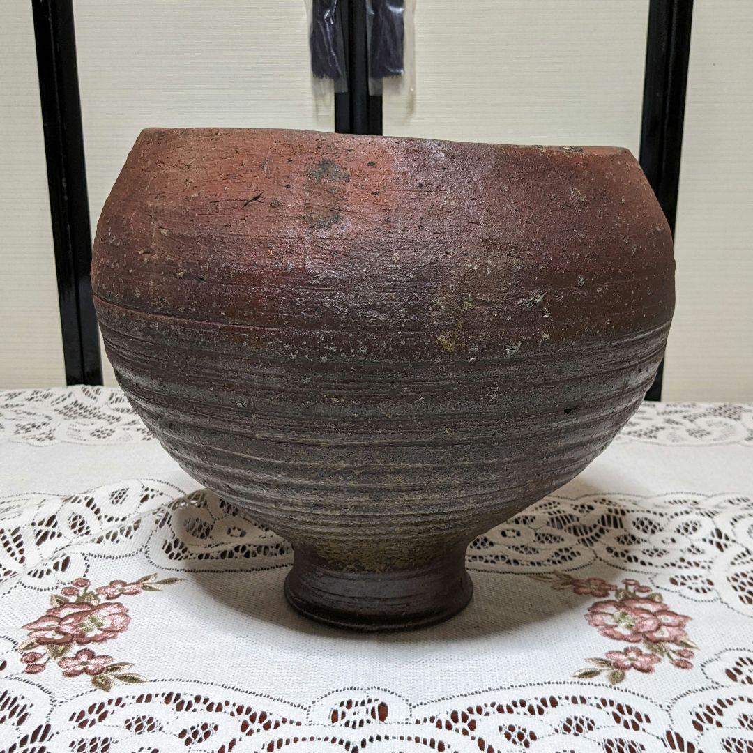 【本物保証】桃山時代 古備前 壷 陶友会鑑定書付き 箱 壺 花器 備前焼 置物