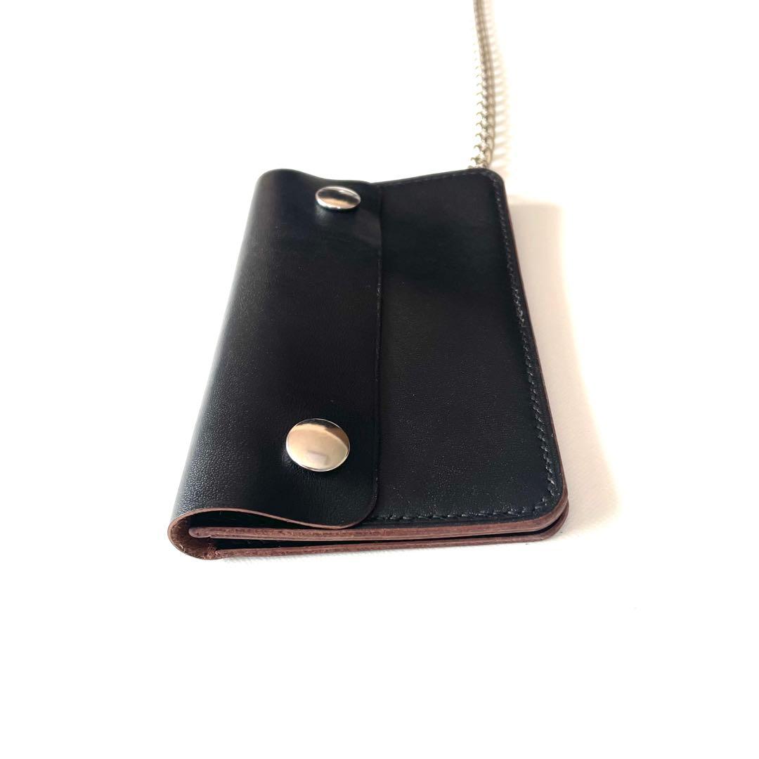 ご注文品　ミドルトラッカーウォレット　ロウ付けチェーン　ヴィンテージタロン