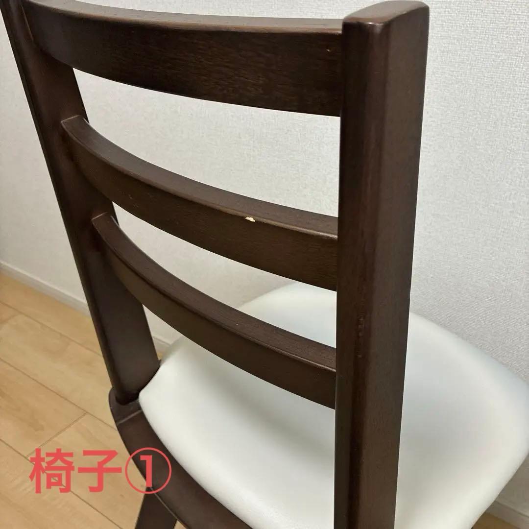 【引き取り or 配達】　ニトリ 伸長式ダイニングテーブル　4点セット ロピア2