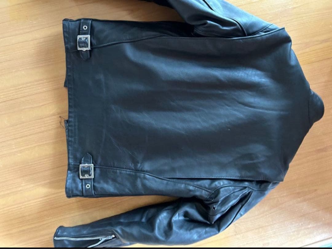 美品 革ジャン ショット schott シングル ライダース 36