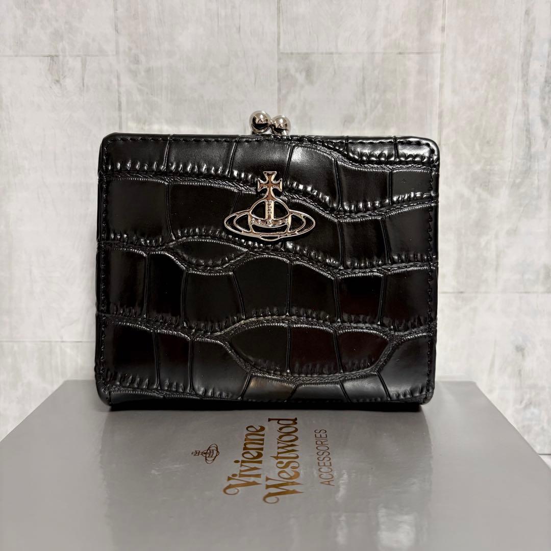 Vivienne Westwood 2つ折り財布 / エレガントブラック Vivienne Westwood（ヴィヴィアンウエストウッド） 財布 レディース 2