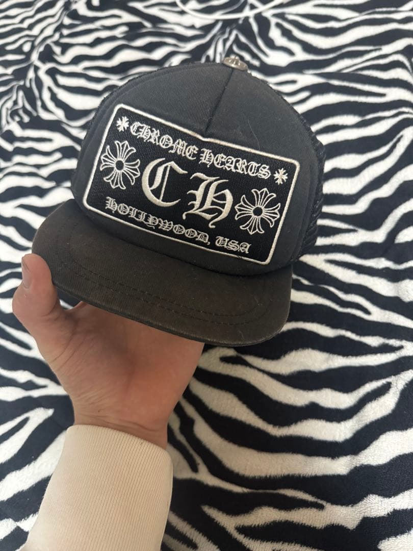 CHROME HEARTS メッシュキャップ ブラック OSサイズ - メルカリ