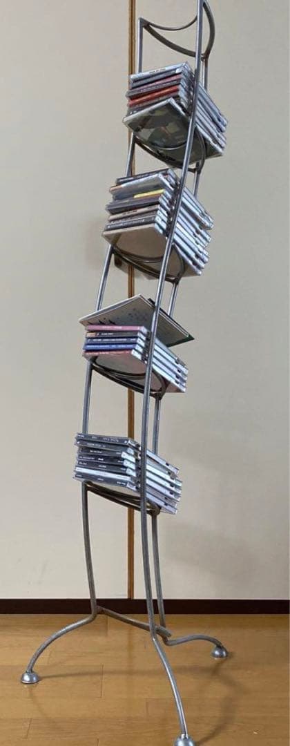 ビンテージ　アイアン　CD ラック　ミッドセンチュリー　ロカビリー　アトミック ビンテージ アイアン CD ラック ミッドセンチュリー ロカビリー アトミック