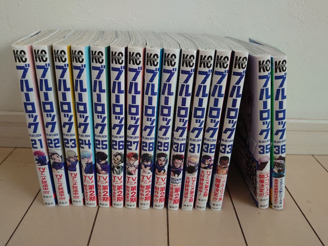 ブルーロック　全36巻セット　キャラクターbook　ポストカード