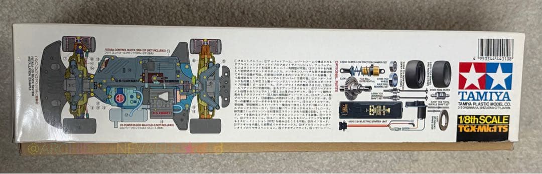 値下げ中★タミヤTGX-Mk.1TS 1/8 エンジンRC ダブルデッキタイプ