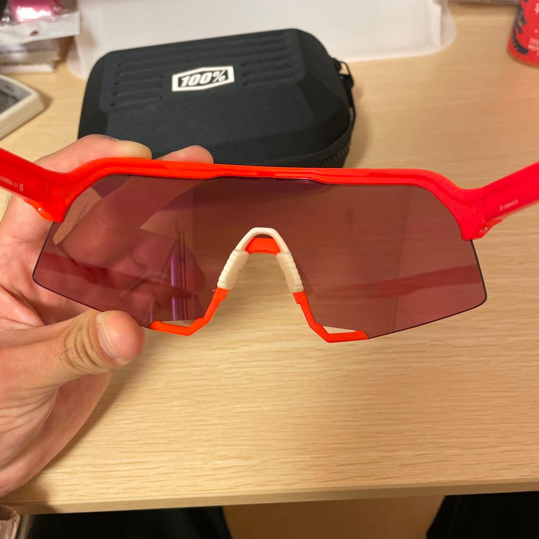 松竹梅様専用100% スポーツサングラス オレンジ/レッド S3｜楽天市場