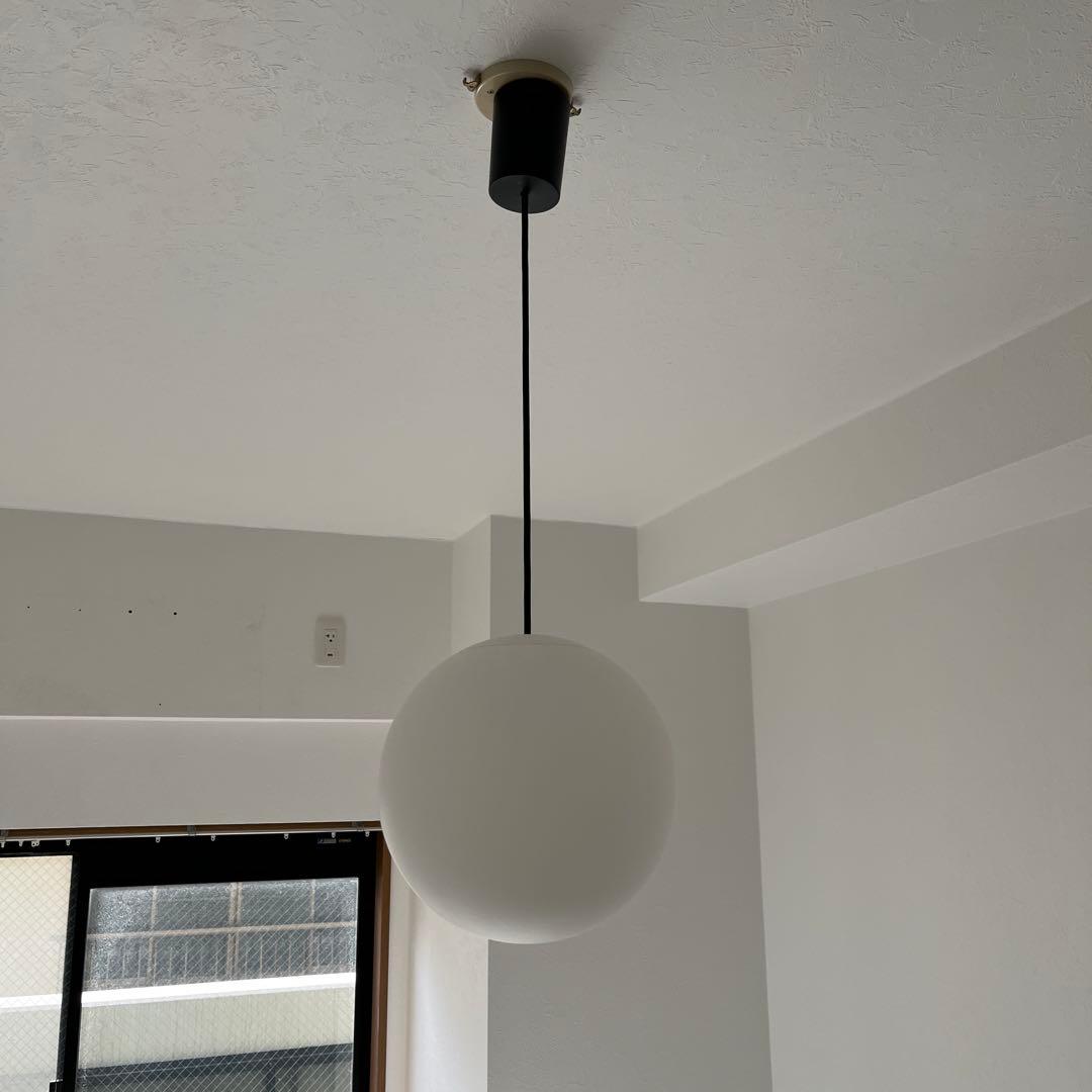 無印ペンダントライト丸 Mサイズ MJ-PM25A-BK