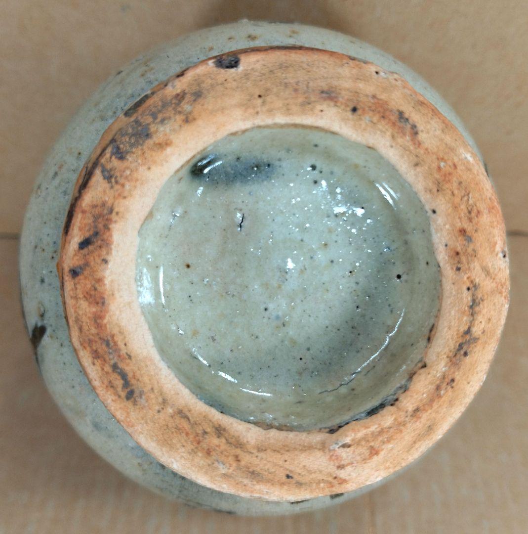 【本物保証】金城次郎 古酒呑(魚紋クース呑) 共箱 栞 人間国宝 壺屋焼 壷屋焼