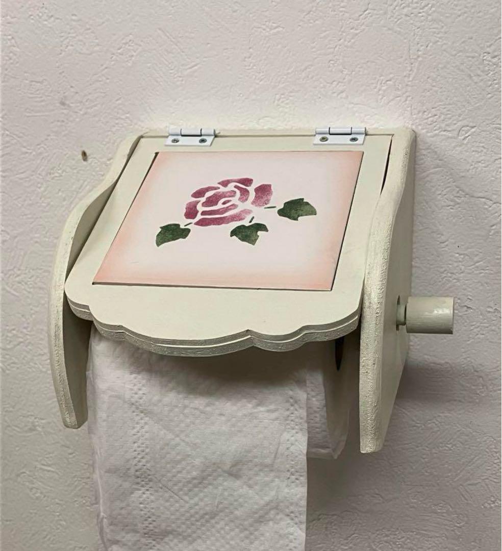 ぺこちゃん専用 マニーローズタイルのプチテーブルとドアプレート