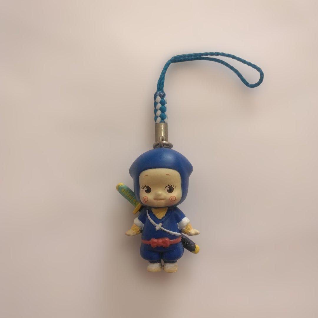 キュージョン　忍者ハットリくん×キューピー　 ストラップ付きフィギュア