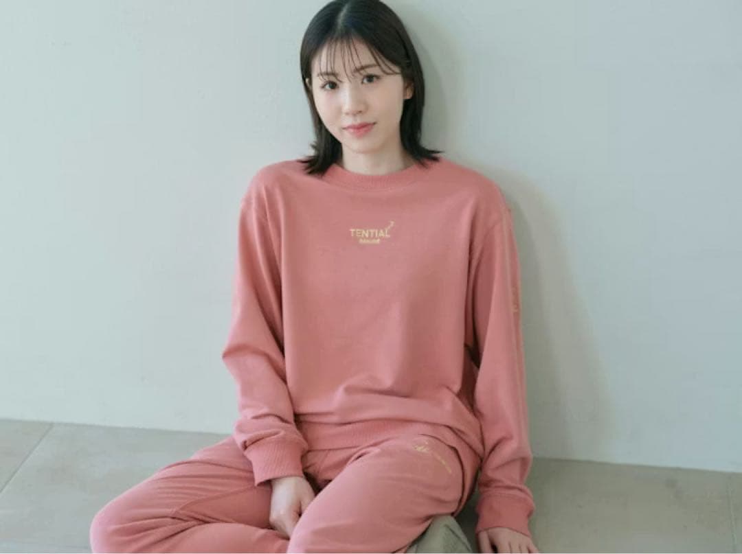 美品BAKUNE スウェット ロングスリーブ クルーネック（志田千陽コラボ）M