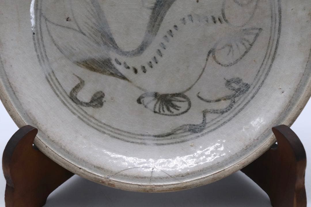 江戸 古伊万里 魚紋大皿 訳あり 送料込み1006 - メルカリ