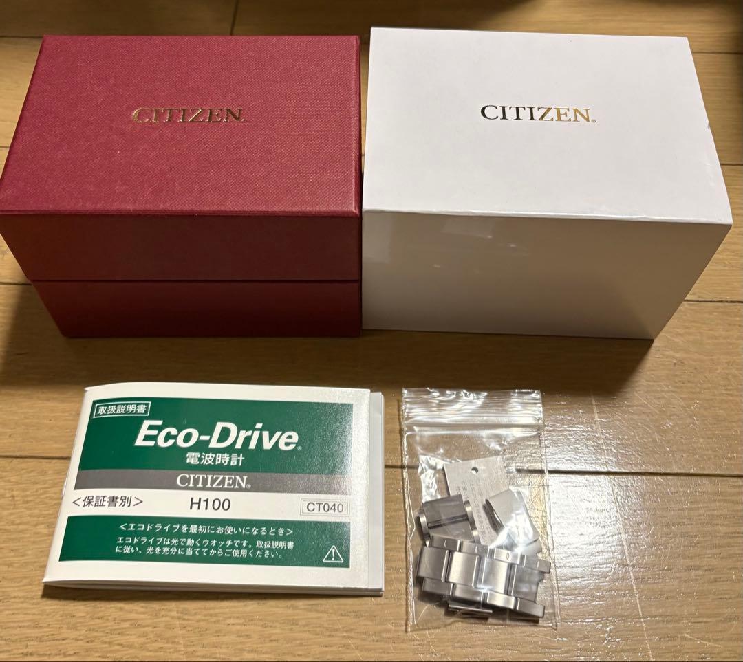 CITIZEN アテッサ H100 Eco-Drive 電波時計 中古