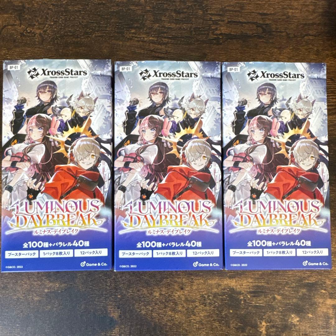 Xross Stars クロスタ ルミナスデイブレイク 3Box分 36パック クロスタ XrossStars ルミナスデイブレイク 3BOX分 36パック Xross