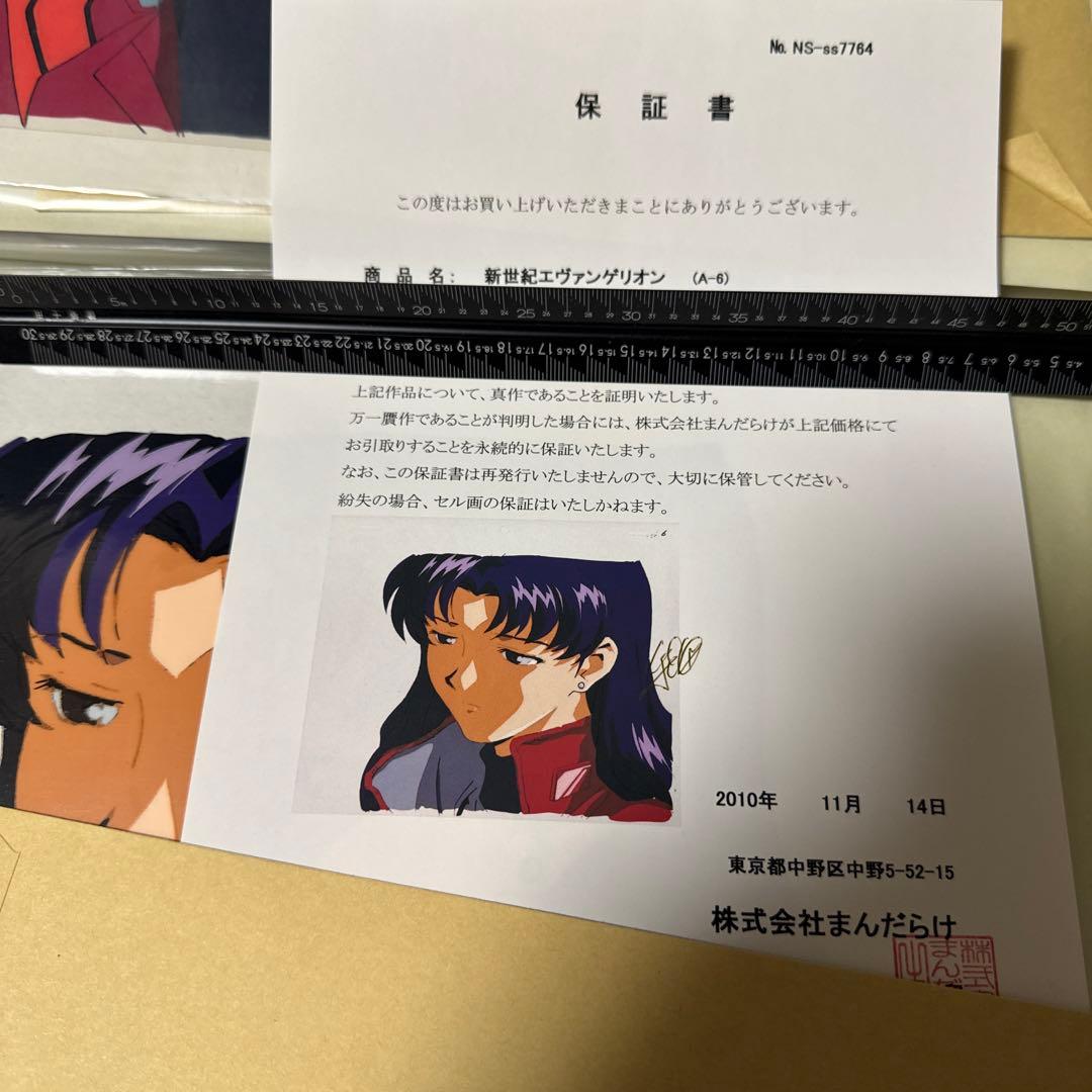 セール　新世紀エヴァンゲリオン 葛城ミサト A-6セル画